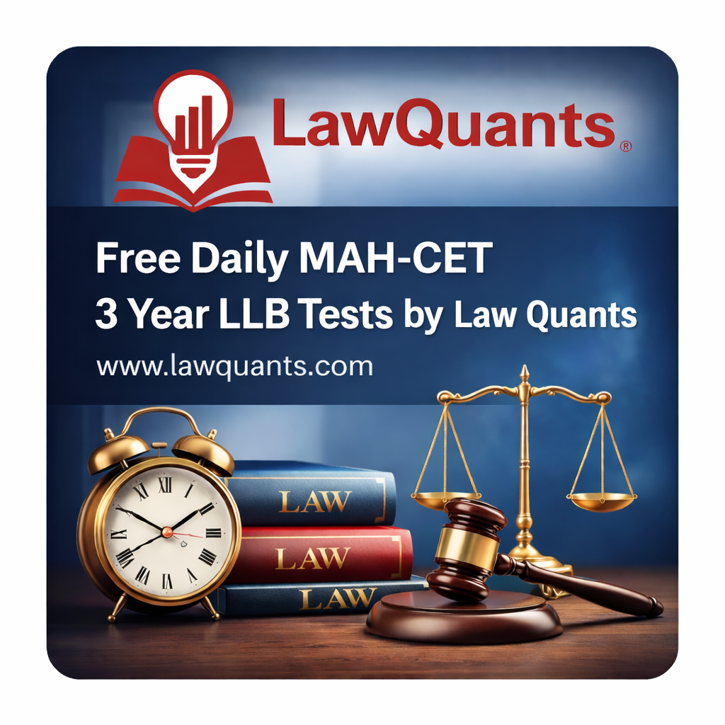 Free Daily MAH-CET 3-Year LLB Tests by LawQuants