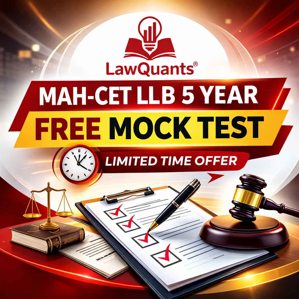 Free MAH-CET LLB 5 Year Mock Test