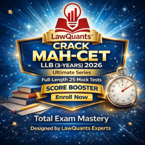 MAH-CET LLB 3-Year Ultimate Mock Test Series
